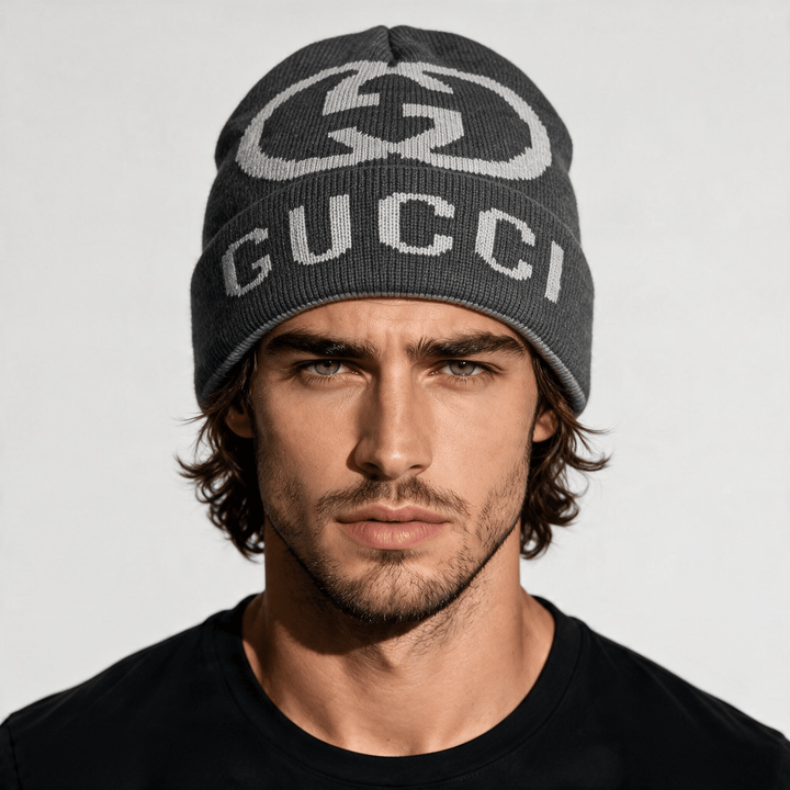 Gucci GG Logo Knit Beanie