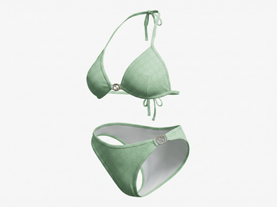 Gucci GG Marmont Triangle Bikini – Mint Green 🌴✨ - MASTERPIECE