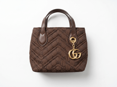 Gucci GG Matelassé Mini Tote Bag – Chocolate Brown 🤎✨ - MASTERPIECE