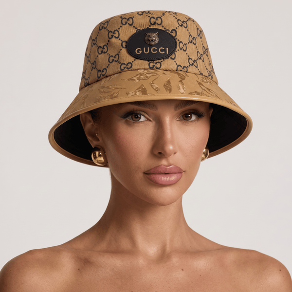 🤎 Gucci GG Monogram Bucket Hat | Classic Beige Luxury Style 🎩