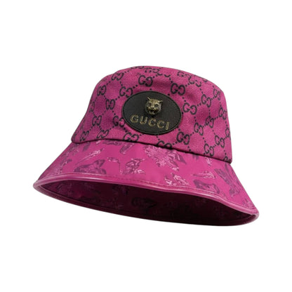💖 Gucci GG Monogram Bucket Hat | Pink Luxury Statement 🎩 - MASTERPIECE