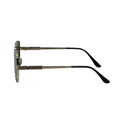Gucci Heritage Polarized Gold Square Sunglasses - MASTERPIECE