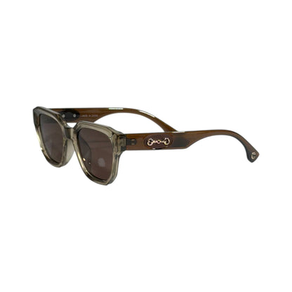Gucci Horsebit Brown Crystal Cat Eye Sunglasses 🤎✨ Luxury Women Designer Shades - MASTERPIECE