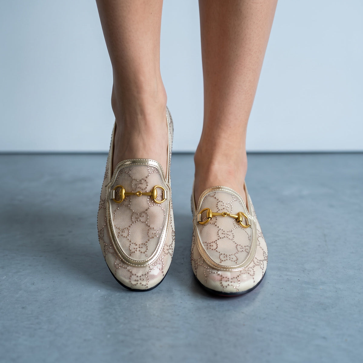 Gucci Horsebit Loafer – Gold Beige Elegance 🐎✨ - MASTERPIECE