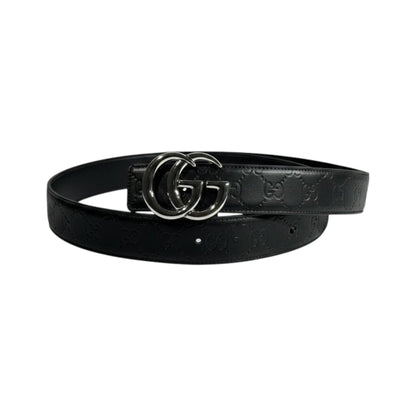 Gucci Inspired Black GG Monogram Belt 120CM 🖤✨ Premium Luxury Designer Style Belt - MASTERPIECE