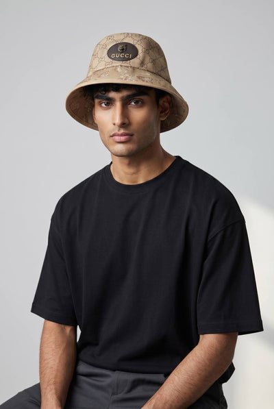 Gucci Monogram Bucket Hat – Luxury Beige GG Canvas 🧢✨ - MASTERPIECE