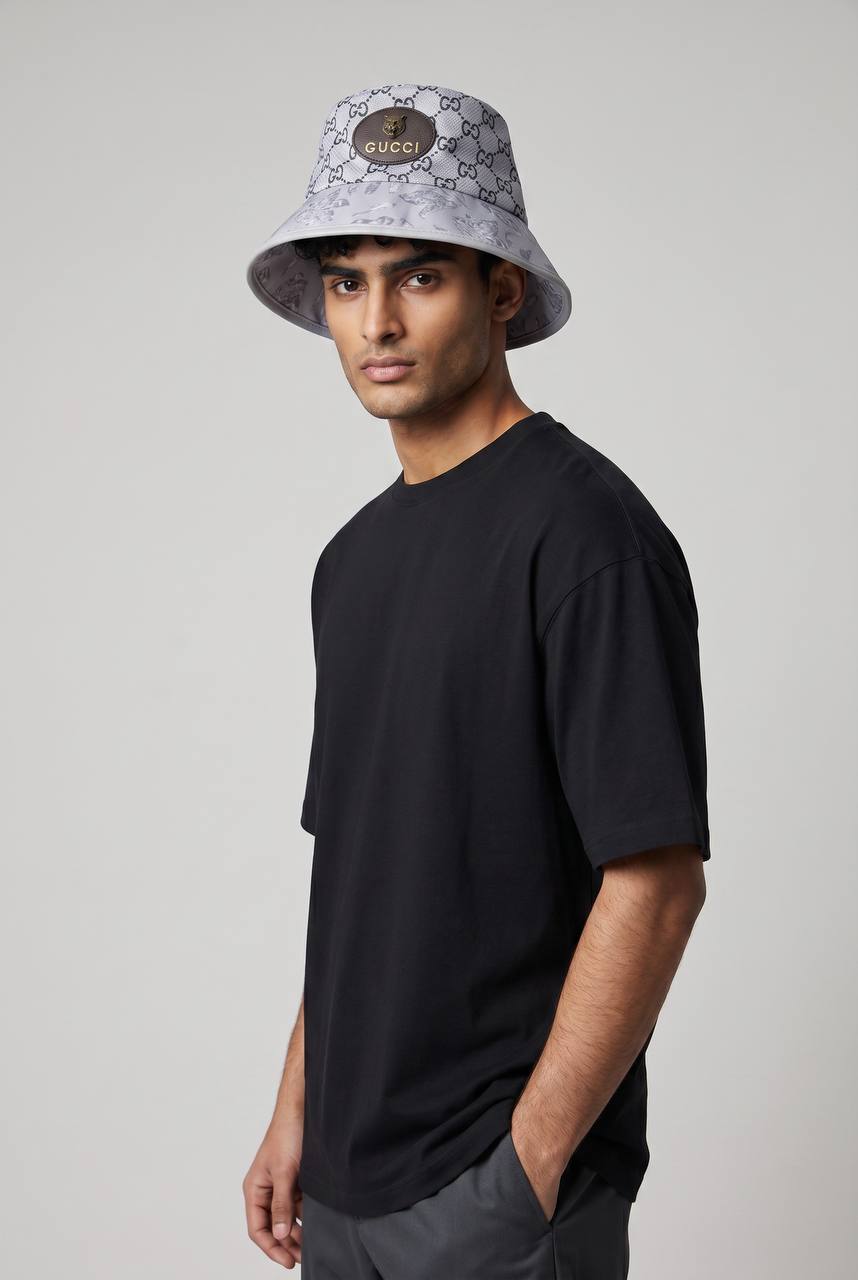 🎩 GUCCI Monogram Bucket Hat | Luxury Streetwear Icon 🖤 - MASTERPIECE