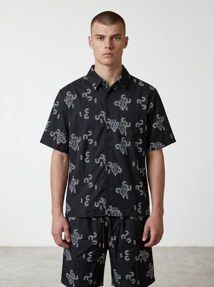 Gucci Monogram Co-Ord Set – Black Luxury Summer Set 🖤🔥 - MASTERPIECE