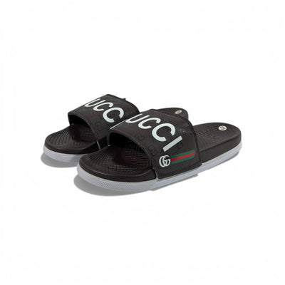 🤎 GUCCI Monogram Slides – Brown Signature Edition ✨ - MASTERPIECE