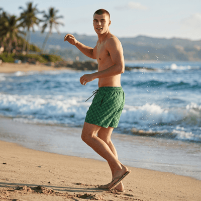 Gucci Monogram Swim Shorts – Emerald Green Edition 💚 - MASTERPIECE