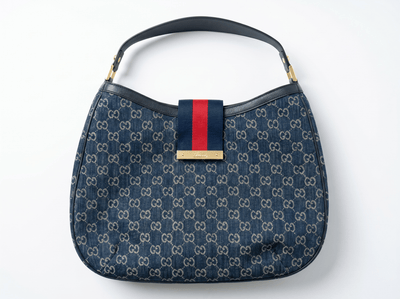 👜 Gucci Ophidia GG Denim Hobo Bag – Blue Monogram Edition 👜 - MASTERPIECE