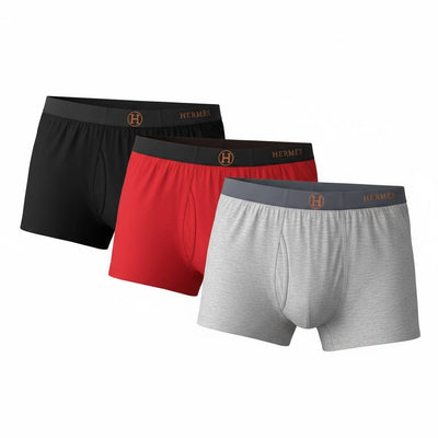 Hermès 3 - Pack Luxury Boxer Briefs 🔥🩲 Premium Comfort Essentials for Men - MASTERPIECE