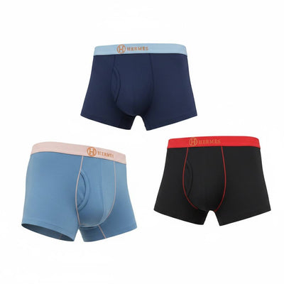 Hermès 3 - Pack Luxury Boxer Briefs 🎯🩲 Premium Signature Comfort Set - MASTERPIECE