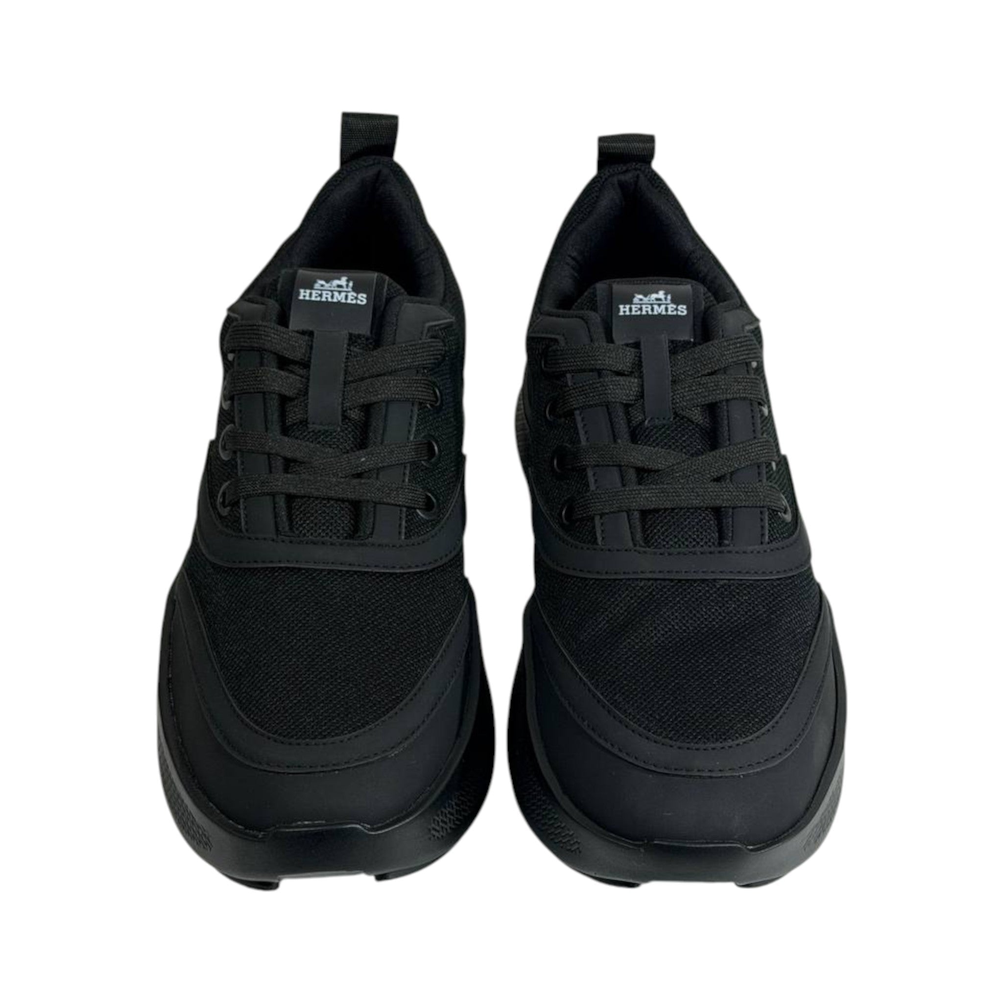 Hermès All Black Chunky Sneakers – Luxury Urban Performance Shoes 🖤 - MASTERPIECE