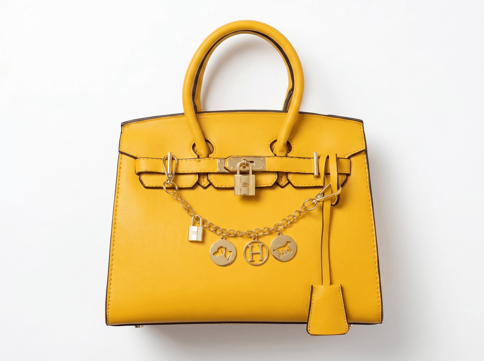 💛 Hermès Birkin 25 Sunflower Yellow Leather Handbag - MASTERPIECE