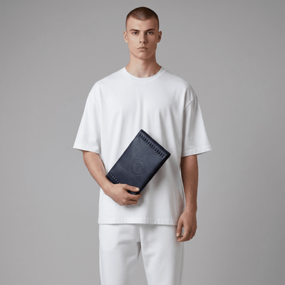 Hermès Black Leather H Emblem Document Clutch 🖤✨💼🔥 - MASTERPIECE