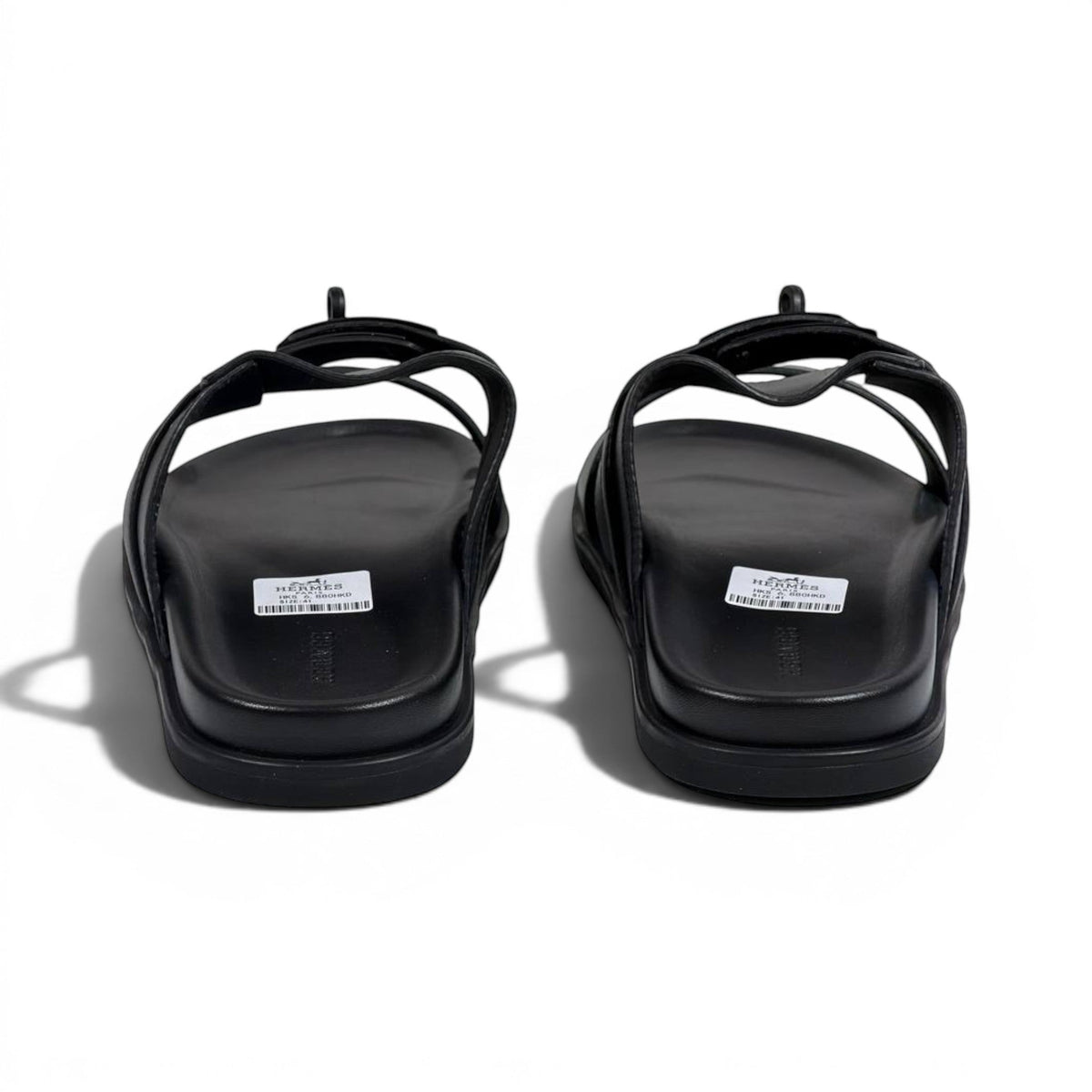 Hermès Black Luxury Slide Sandals – Premium Designer Summer Slippers 🖤✨ - MASTERPIECE