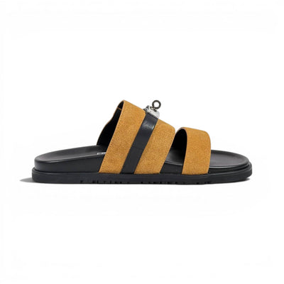 Hermès Brown Luxury Slide Sandals – Premium Designer Summer Slippers 🤎✨ - MASTERPIECE