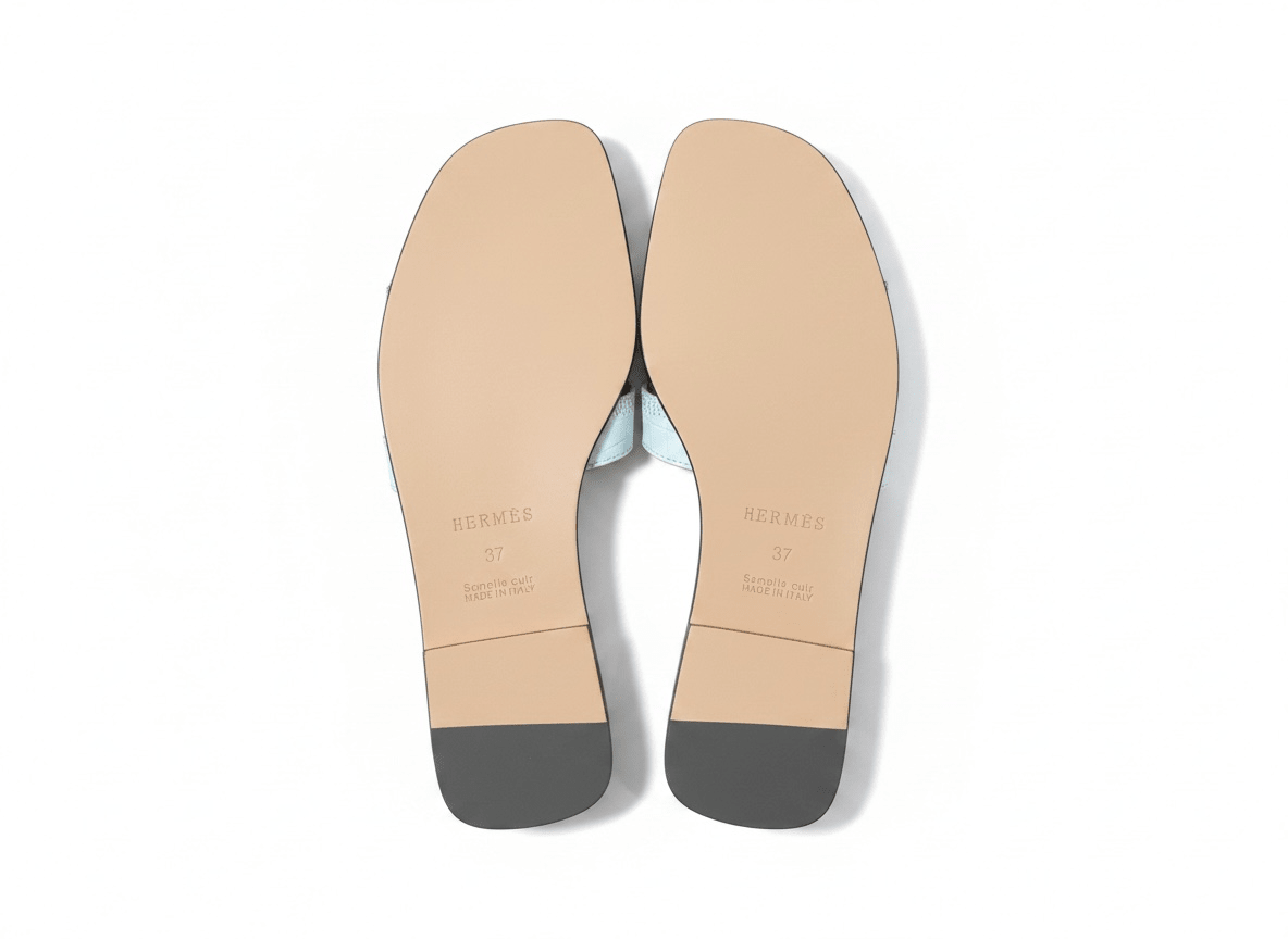 Hermès Himalaya-Inspired Luxury Slides 🤍🐊✨ - MASTERPIECE
