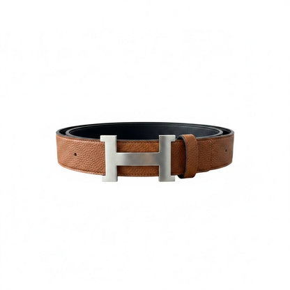Hermès Inspired Brown H Buckle Belt 110CM 🤎✨ Luxury Reversible Designer Style Belt - MASTERPIECE