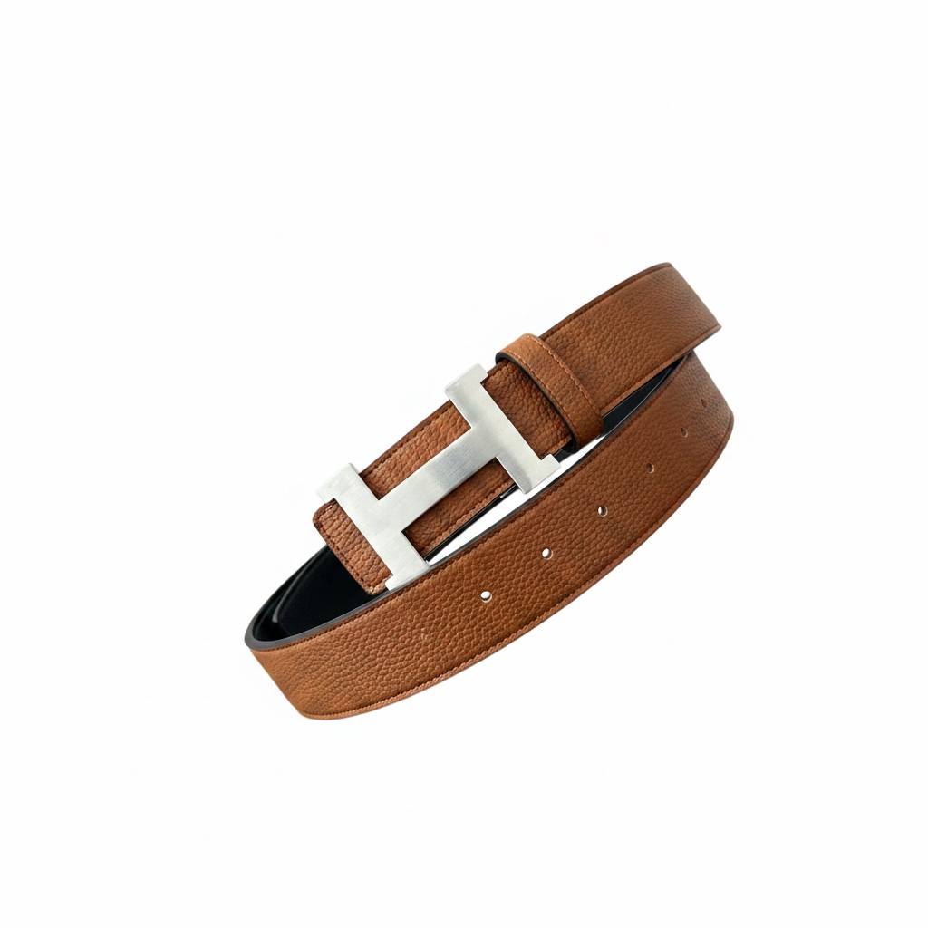 Hermès Inspired Brown H Buckle Belt 110CM 🤎✨ Luxury Reversible Designer Style Belt - MASTERPIECE