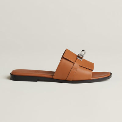HERMÈS Inspired Oran Lock Sandals 🤎🔐 | Luxe Minimal Edition - MASTERPIECE