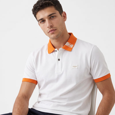 Hermès Polo – White Orange Trim 🟧 - MASTERPIECE