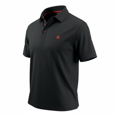 Hermès Premium Black Polo Shirt – Modern Luxury Slim Fit Polo 👕🖤 - MASTERPIECE