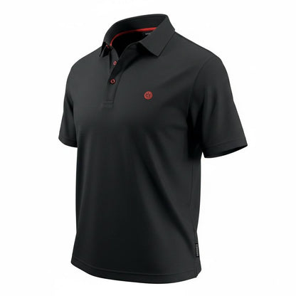 Hermès Premium Black Polo Shirt – Modern Luxury Slim Fit Polo 👕🖤 - MASTERPIECE