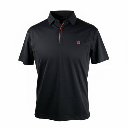Hermès Premium Black Polo Shirt – Modern Luxury Slim Fit Polo 👕🖤 - MASTERPIECE