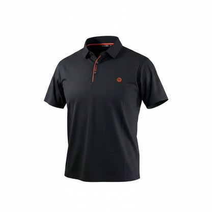 Hermès Premium Black Polo Shirt – Modern Luxury Slim Fit Polo 👕🖤 - MASTERPIECE