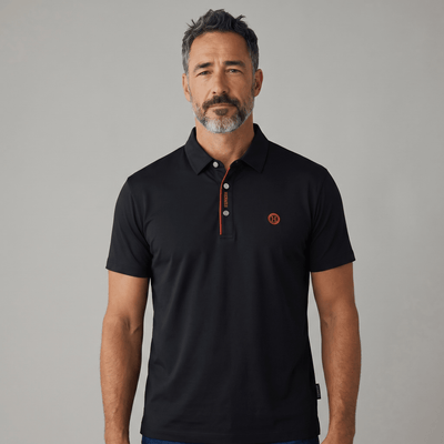 Hermès Premium Black Polo Shirt – Modern Luxury Slim Fit Polo 👕🖤 - MASTERPIECE