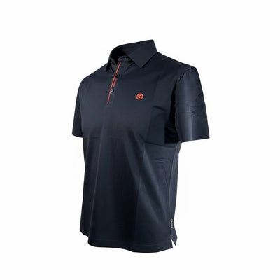 Hermès Premium Navy Polo Shirt – Modern Luxury Slim Fit Polo 👕💙 - MASTERPIECE