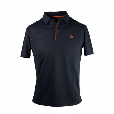 Hermès Premium Navy Polo Shirt – Modern Luxury Slim Fit Polo 👕💙 - MASTERPIECE
