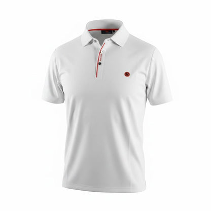 Hermès Premium White Polo Shirt – Elegant Luxury Slim Fit Tee 👕🤍 - MASTERPIECE