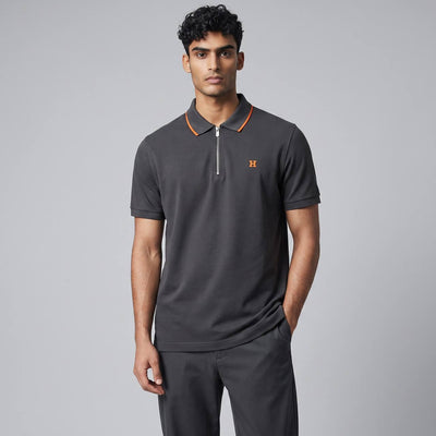 Hermès - Premium Zip Polo – Black Edition 🖤🔥 | Luxury Minimal Design - MASTERPIECE