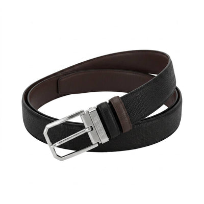 ✨ Hermès Reversible Textured Leather Belt – Black & Brown | 125 CM 🔥 - MASTERPIECE
