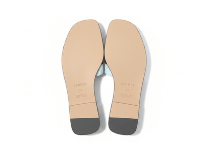Hermès Taupe Flat Slides 🤎✨ - MASTERPIECE