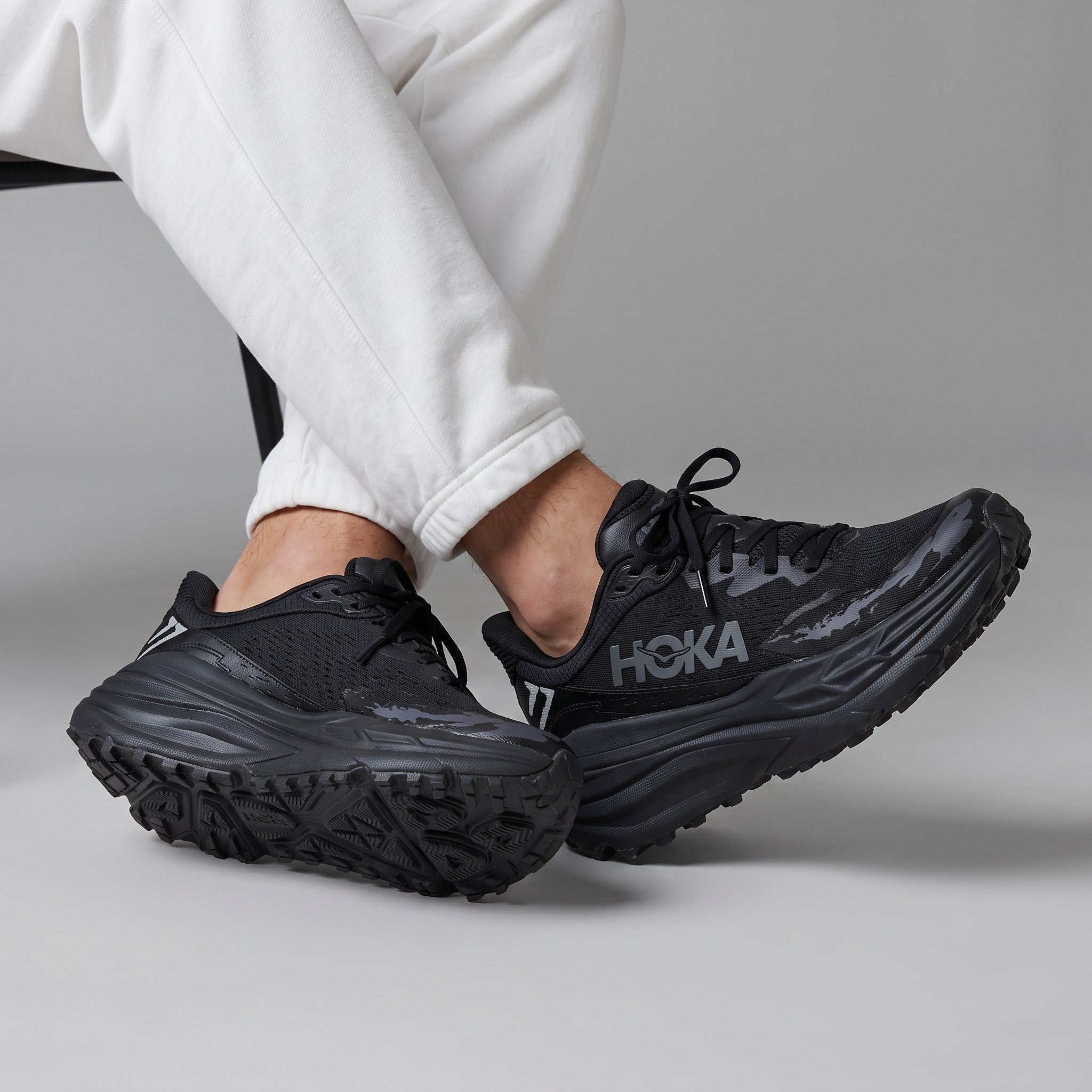 HOKA Clifton Running Shoes – Triple Black 🖤🏃‍♂️ - MASTERPIECE