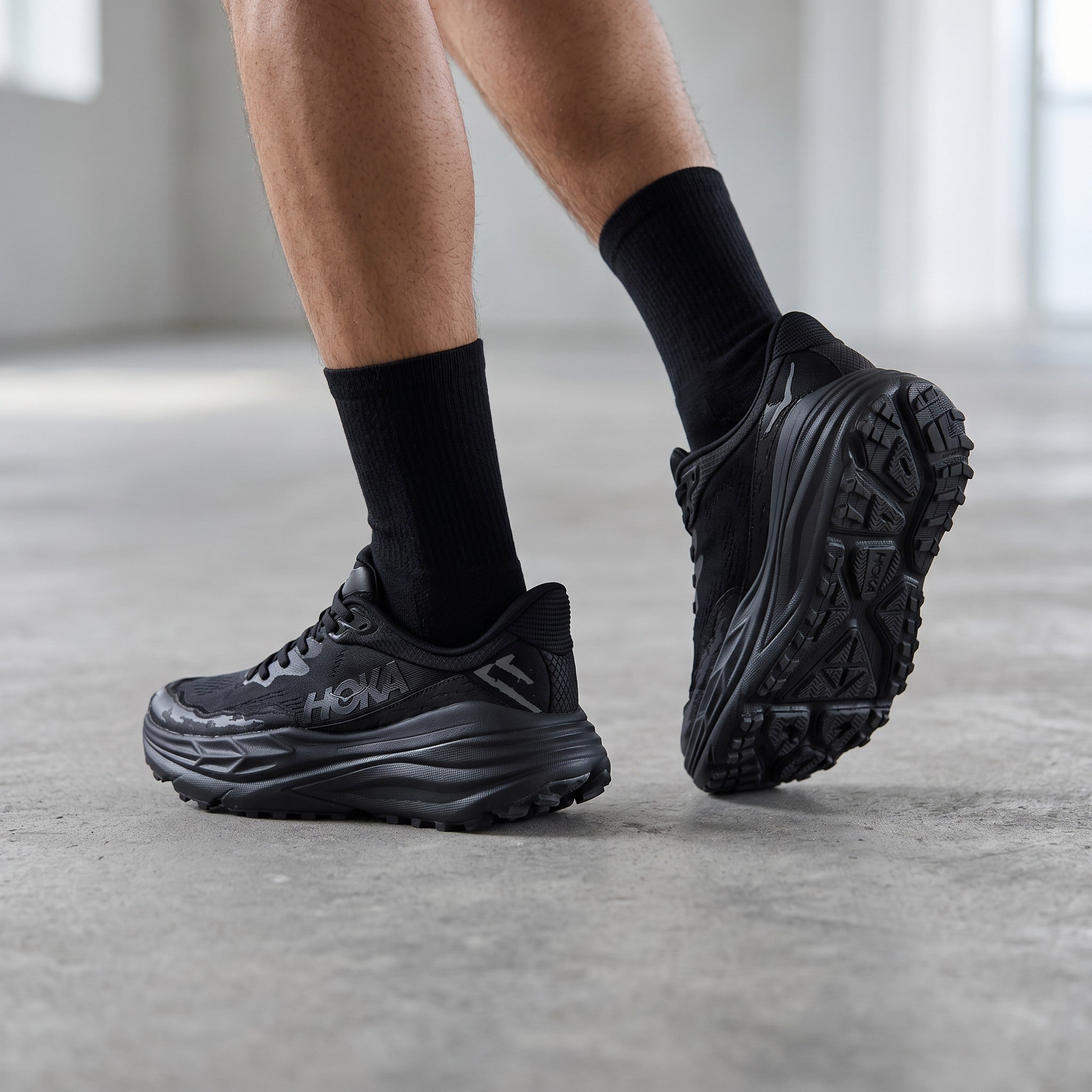 HOKA Clifton Running Shoes – Triple Black 🖤🏃‍♂️ - MASTERPIECE