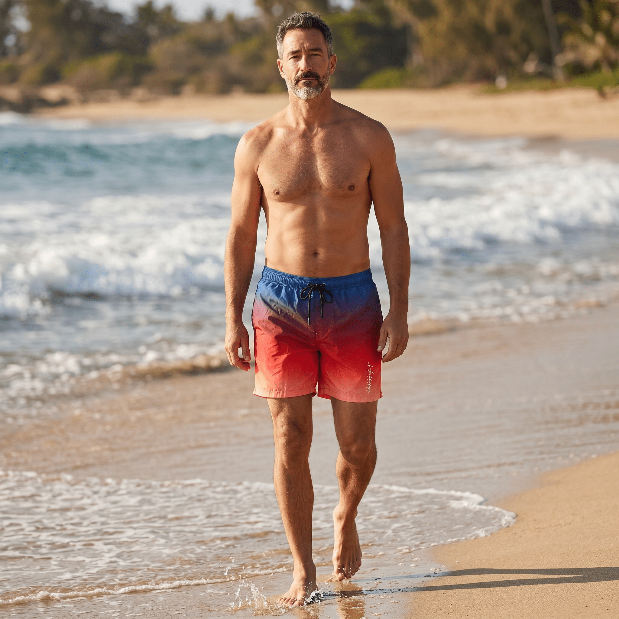Hollister Sunset Gradient Swim Shorts 🌅🌊 - MASTERPIECE