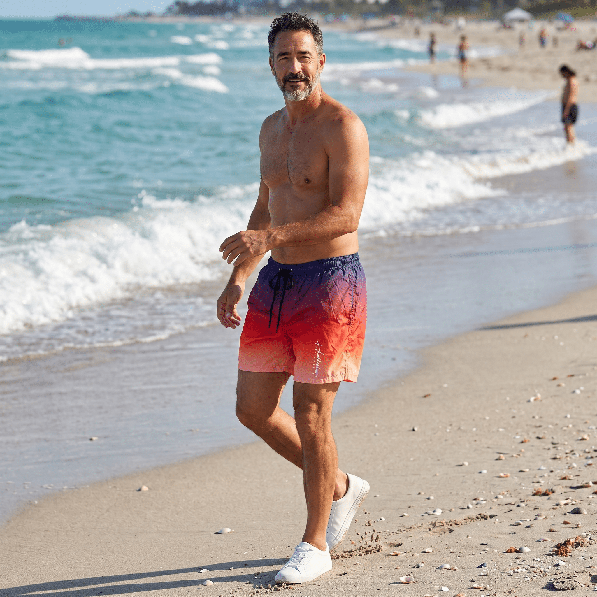 Hollister Sunset Gradient Swim Shorts 🌅🌊 - MASTERPIECE
