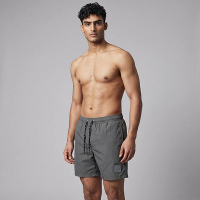 Hugo Boss Grey Swim Shorts – Minimal Luxury Quick - Dry Fit 🌊🩶 - MASTERPIECE