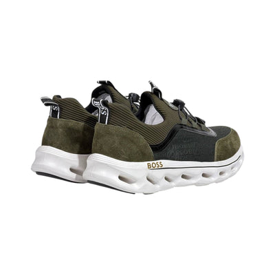 💚🖤 Hugo Boss Lightweight Slip-On Runner Sneakers 👟⚡ - MASTERPIECE