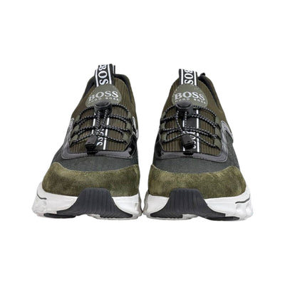 💚🖤 Hugo Boss Lightweight Slip-On Runner Sneakers 👟⚡ - MASTERPIECE