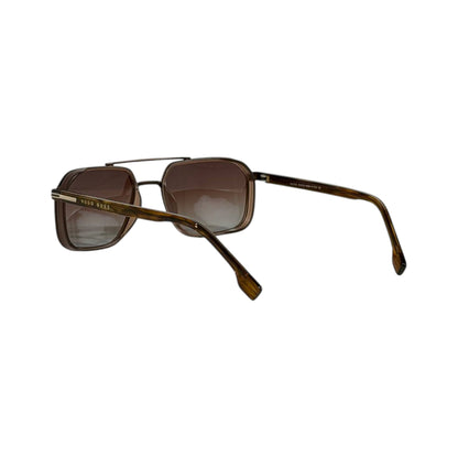Hugo Boss Square Aviator Sunglasses – Brown Gradient Lens 🕶️🤎 - MASTERPIECE