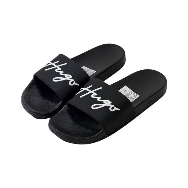 🖤 Hugo Signature Slides – Minimal Design, Maximum Comfort