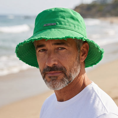 Jacquemus Artichaut Bucket Hat – Frayed Green 🌿 - MASTERPIECE