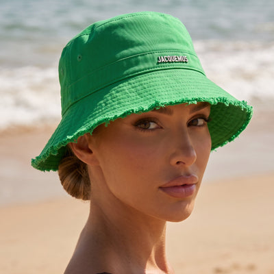Jacquemus Artichaut Bucket Hat – Frayed Green 🌿 - MASTERPIECE