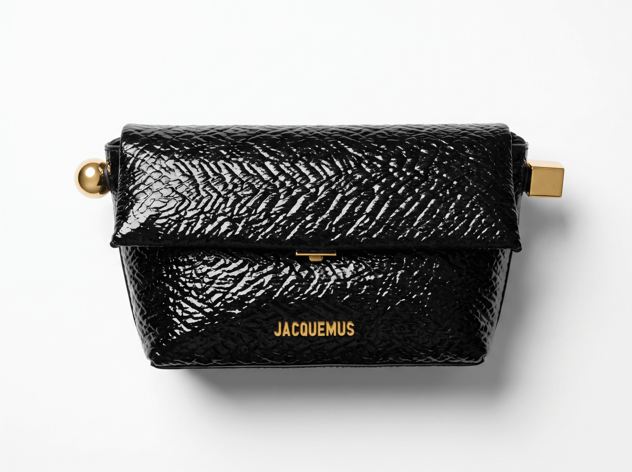 🖤 Jacquemus Patent Leather Shoulder Bag - MASTERPIECE
